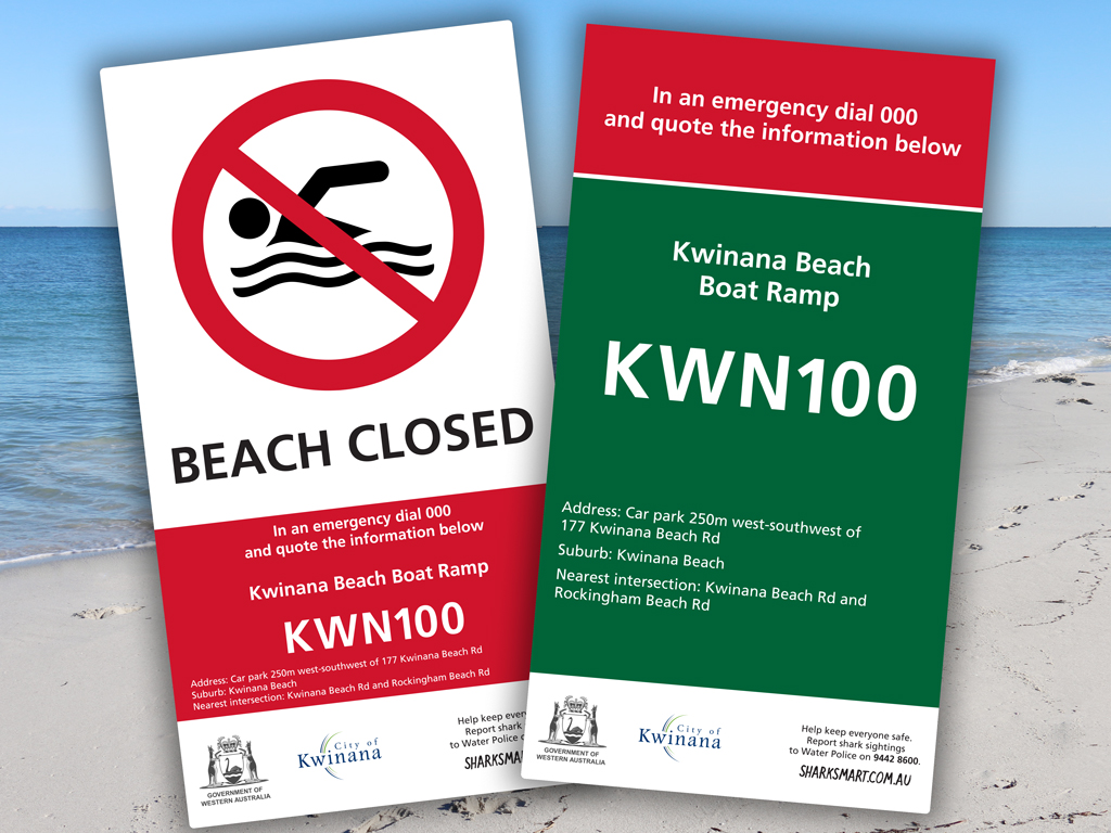 First of more than 1,000 lifesaving signs installed at WA beaches