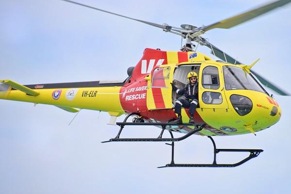 Keeping spring beach-goers safe with weekend helicopter patrols